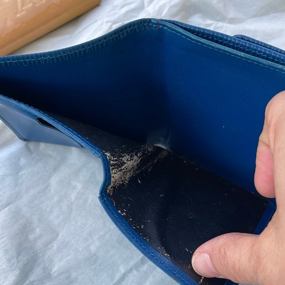 Authentic Louis Vuitton Blue Wallet EUC/GUC - Picture 6 of 7